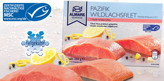 ALMARE� Pazifik Wildlachsfilet